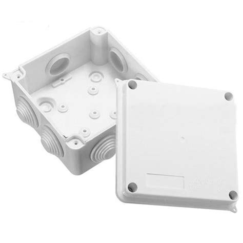 white junction box|white outdoor junction box.